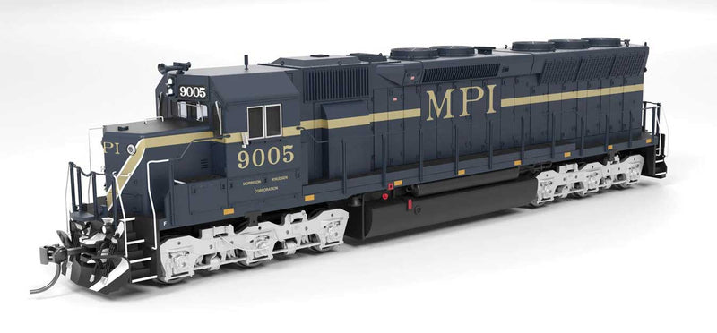 EMD SD45 - Standard DC - Paragon4(TM) -- Motive Power International Leasing MPI #9019 (blue, gold)-1