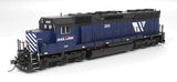 EMD SD45 - Standard DC - Paragon4(TM) -- Montana Rail Link #369 (blue, black, white, red, W Logo)-1