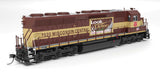 EMD SD45 - Standard DC - Paragon4(TM) -- Wisconsin Central #7525 (maroon, gold, Operation Lifesaver Banner)-2