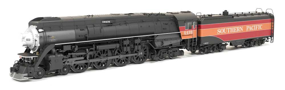 Class GS-4 4-8-4 Deskirted - Sound and DCC - Paragon4(TM) -- Southern Pacific #4439 (Partial Daylight, black, graphite, red, orange)