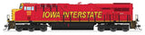 GE ES44AC GEVO - Standard DC - Stealth -- Iowa Interstate #516 (Rock Island Heritage 30th Anniversary, red, yellow)-1