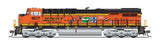 GE ES44AC GEVO - Standard DC - Stealth -- BNSF Railway #6022 (25th Anniversary Scheme, orange, black, yellow)-1
