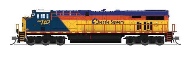 GE ES44AC GEVO - Sound and DCC - Paragon4(TM) -- CSX #1869 (Chessie System Heritage, blue, yellow, orange)-1