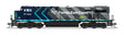 GE ES44AC GEVO - Standard DC - Stealth -- Florida East Coast #815 (Grupo Mexico Scheme, gray, teal, green)-1