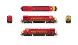 GE ES44AC GEVO - Sound and DCC - Paragon4(TM) -- Iowa Interstate #516 (Rock Island Heritage 30th Anniversary, red, yellow)-2