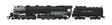 UP Class CSA-2 Post-1947 Early 4-6-6-4 Challenger - Standard DC - Stealth -- Union Pacific #3838 (As-Delivered Front Engine, black, graphite)