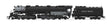 UP Class CSA-2 Post-1947 Early 4-6-6-4 Challenger - Standard DC - Stealth -- Union Pacific #3816 (Rebuilt Front Engine, black, graphite)