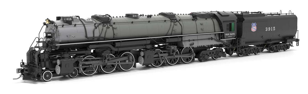 UP Class CSA-2 Post-1947 Early 4-6-6-4 Challenger - Standard DC - Stealth -- Union Pacific #3915 (Fantasy gray, black, graphite)