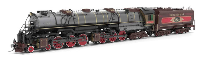 UP Class CSA-2 Post-1947 Early 4-6-6-4 Challenger - Sound & DCC - Paragon4 -- Union Pacific #3824 (Fantasy 1800s, gray, brown, red, graphite)