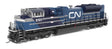 EMD SD70ACe - Standard DC - Stealth -- Canadian National #8101 (Ex-EMD Demo, blue, white)
