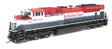 EMD SD70ACe - Standard DC - Stealth -- Florida East Coast #105 (red, white, blue)