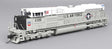 EMD SD70ACe - Standard DC - Stealth -- US Air Force #135 (Fantasy Scheme, gray, white, black)