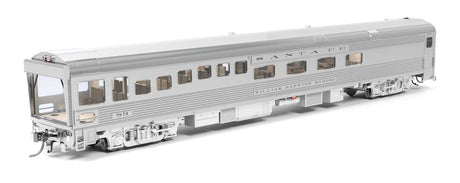 Theater Track Inspection Car - Ready to Run -- Santa Fe #89 William Barstow Strong (1990-1995, stainless)