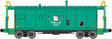 International Car Bay Window Caboose Phase 2 - Ready to Run -- Pittsburgh & Lake Erie  #511 (deepwater green)