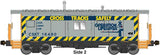 International Car Bay Window Caboose Phase 4 - Ready to Run -- CSXT #16460 (gray, blue, yellow, Cross Tracks Safely Slogan)-1