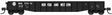 52'6" 15-Panel Mill Gondola - Lightly Dented Sides - Ready to Run -- Norfolk & Western #275352 (black, white, Hamburger Logo)