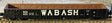 52'6" 15-Panel Mill Gondola - Lightly Dented Sides - Ready to Run -- Wabash # 12744 (black, white)