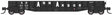 52'6" 15-Panel Mill Gondola - Medium Dented Sides - Ready to Run -- Ann Arbor #2066 (black, white, Large Lettering)