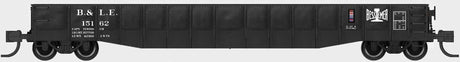 52'6" 15-Panel Mill Gondola - Heavily Dented Sides - Ready to Run -- Bessemer & Lake Erie #15162 (black)