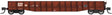 52'6" 15-Panel Mill Gondola - Heavily Dented Sides - Ready to Run -- Buffalo & Pittsburgh BPRR #566468 (Patched, Boxcar Red)