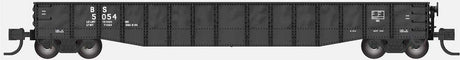 52'6" 15-Panel Mill Gondola - Lightly Dented Sides - Ready to Run -- Birmingham Southern #5019 (black)