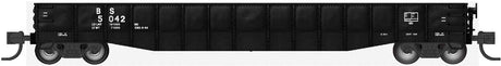 52'6" 15-Panel Mill Gondola - Heavily Dented Sides - Ready to Run -- Birmingham Southern #5042 (black)