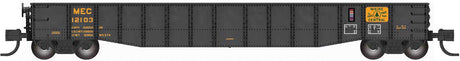 52'6" 15-Panel Mill Gondola - Lightly Dented Sides - Ready to Run -- Maine Central #12103 (black, Harvest Gold)