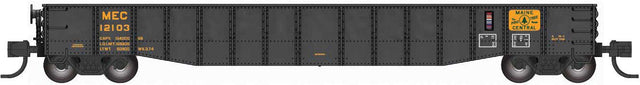 52'6" 15-Panel Mill Gondola - Lightly Dented Sides - Ready to Run -- Maine Central #12103 (black, Harvest Gold)