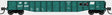 52'6" 15-Panel Mill Gondola - Lightly Dented Sides - Ready to Run -- Penn Central #537889 (Jade Green, white)