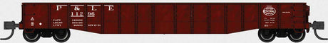 52'6" 15-Panel Mill Gondola - Lightly Dented Sides - Ready to Run -- Pittsburgh & Lake Erie #11478 (Boxcar Red, NYC Logo)