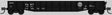 52'6" 15-Panel Mill Gondola - Heavily Dented Sides - Ready to Run -- Pittsburgh & West Virginia #7376 (black, white logo)