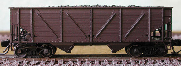 2-Bay War-Emergency Composite Hopper w/Load - Ready to Run -- Undecorated