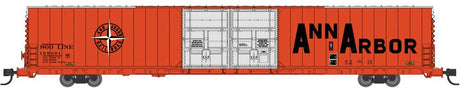 Pullman-Standard 86' Auto Parts Double-Door Boxcar - Ready to Run -- Soo Line #169001 (Leased Ann Arbor, orange, black, Compass Logo)