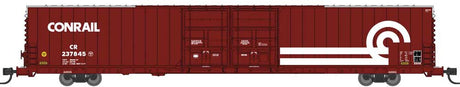 Pullman-Standard 86' Auto Parts Double-Door Boxcar - Ready to Run -- Conrail #238234 (Boxcar Red, white, Huge Logo)