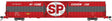 Pullman-Standard 86' Auto Parts Double-Door Boxcar - Ready to Run -- Cotton Belt SSW #65063 (As-Delivered, red, gray, white)