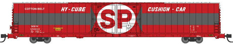 Pullman-Standard 86' Auto Parts Double-Door Boxcar - Ready to Run -- Cotton Belt SSW #65051 (As-Delivered, red, gray, white)