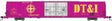 Pullman-Standard 86' Auto Parts Double-Door Boxcar - Ready to Run -- Detroit, Toledo & Ironton #26895 (magenta, yellow, silver)