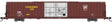 Pullman-Standard 86' Auto Parts Double-Door Boxcar - Ready to Run -- Pennsylvania Railroad #110178 (Tuscan, silver, yellow, white, black ends)