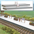 Adorf Station Platform Extension 2-Pack -- Laser-Cut Wood & Card Kit - Each: 15-3/16 x 5-15/16" 38.5 x 15cm