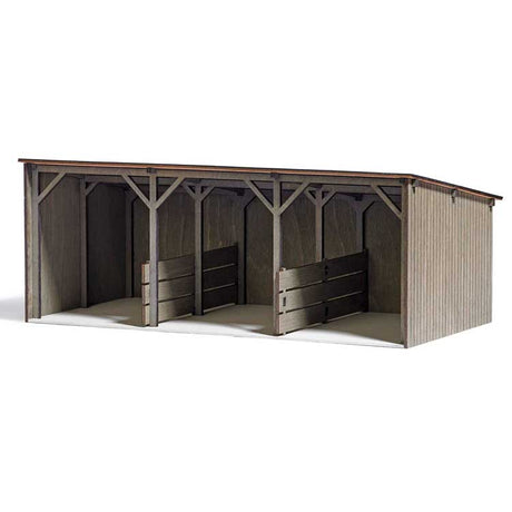Wood Shelter -- Kit - 9-9/16 x 5 x 3-9/16"  24.3 x 12.8 x 9.1cm