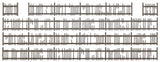 Old Dilapidated Picket Fence - Laser-Cut Kit -- 51-3/16"  130cm Long-2