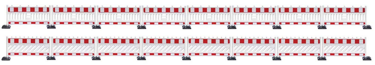 Barricades -- White, Red 15"  38cm Total Length-2