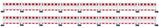 Barricades -- White, Red 15"  38cm Total Length-2