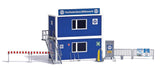 2 THW Portable Container Offices -- Includes Barricades, Stairway and Accessories-1