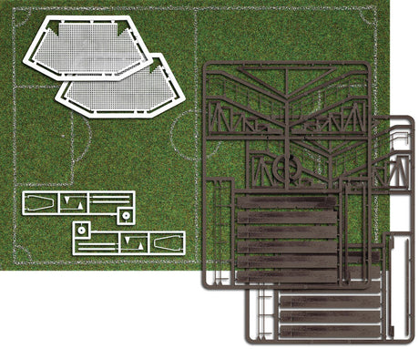 Soccer Pitch/Field -- Kit - 12-3/16 x 8-7/16"  31 x 21.5cm-2