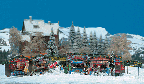 Christmas Fair Street Scene -- Kit