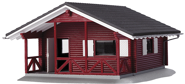 Summer Cottage -- Red 4-5/16 x 3-1/2 x 2"  11 x 9 x 5cm
