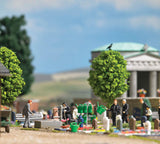 Cemetery - Kit -- Includes 14 Tombstones, 10 Wreaths, 10 Wood Crosses & More-3
