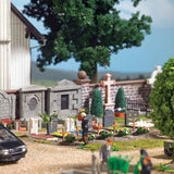 Cemetery - Kit -- Includes 14 Tombstones, 10 Wreaths, 10 Wood Crosses & More-4