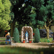 Lourdes Grotto w/Virgin Mary Statue -- Kit - 13/16 x 1/2 x 13/16"  2 x 1.2 x 2.1cm-1